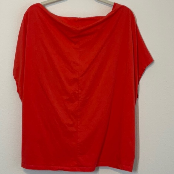 Heidi Houston Knit Off Shoulder Top Orange Large - Picture 3 of 9